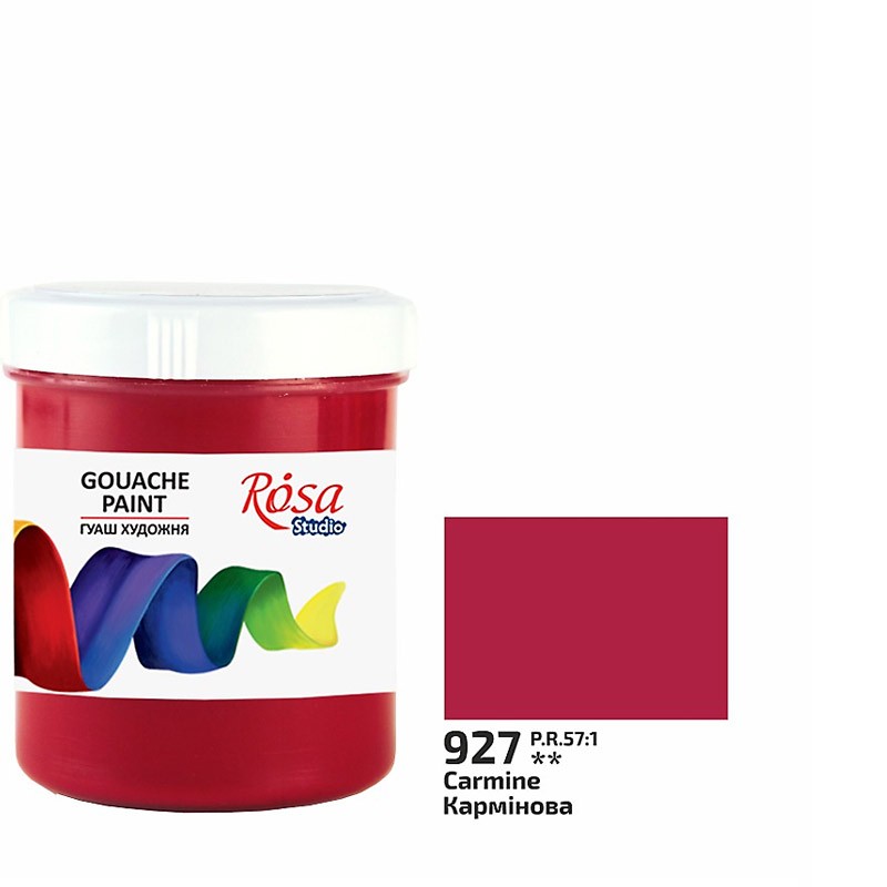 farba Gouache Rosa STUDIO nr 927 - 100 ml