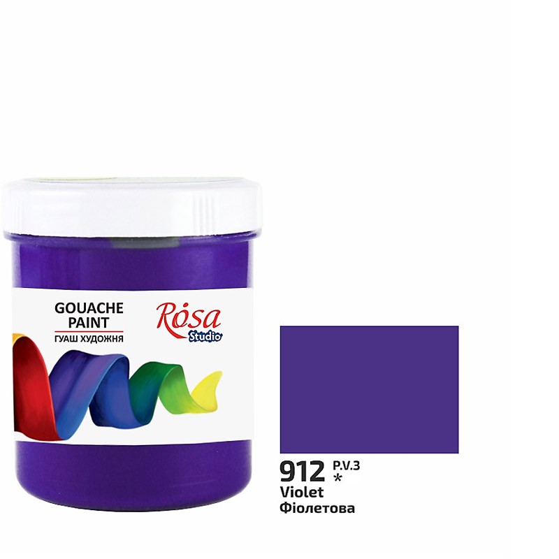farba Gouache Rosa STUDIO nr 912 - 100 ml