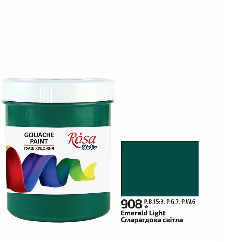 farba Gouache Rosa STUDIO nr 908 - 100 ml