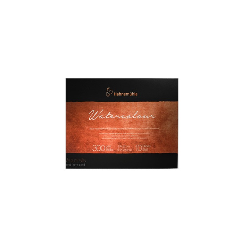 Bawełniany blok do akwareli TC Watercolour 300 g cold pressed - 30x40 cm