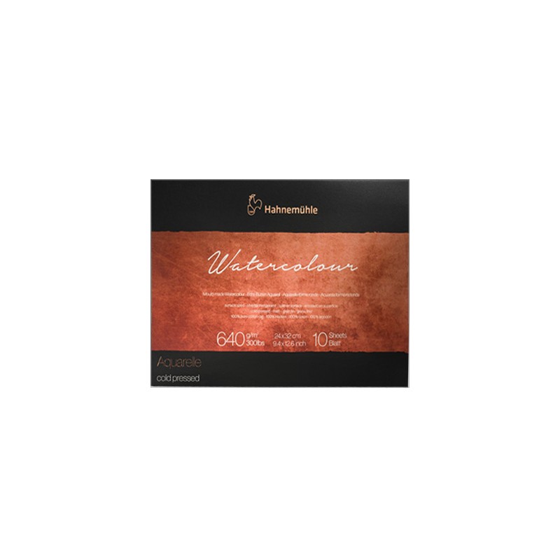 Bawełniany blok do akwareli TC Watercolour 640 g cold pressed - 30x40 cm