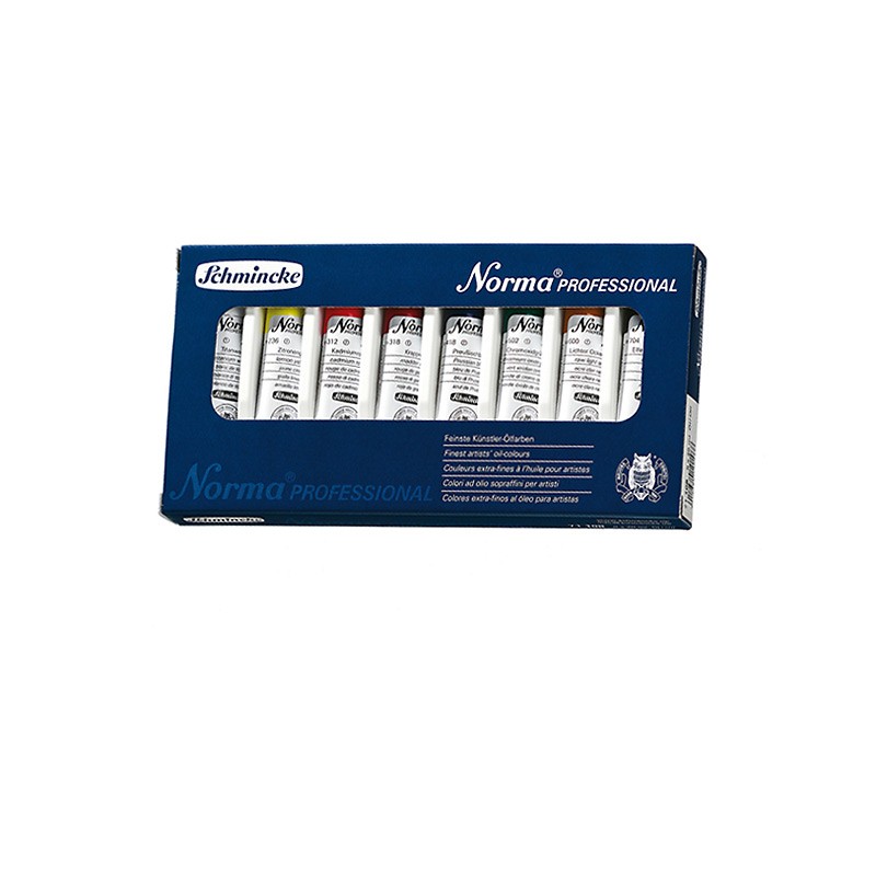Komplet farb olejnych 8x20 ml Schmincke Norma Professional - 71108097