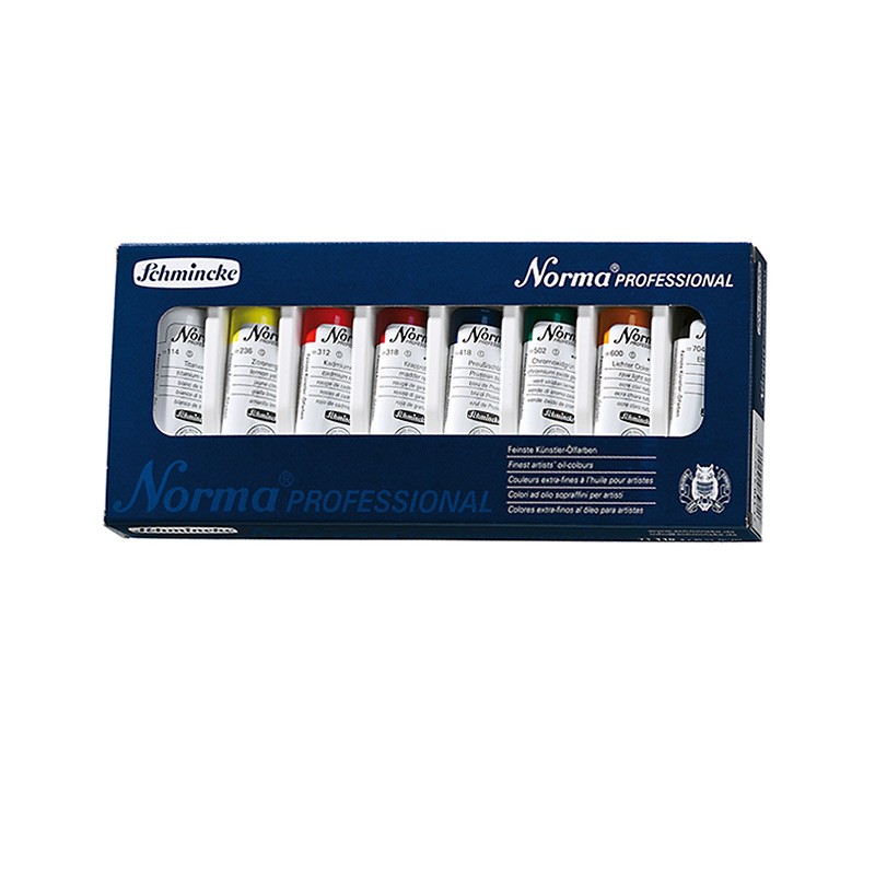 Komplet farb olejnych 8x35 ml Schmincke Norma Professional - 71110097