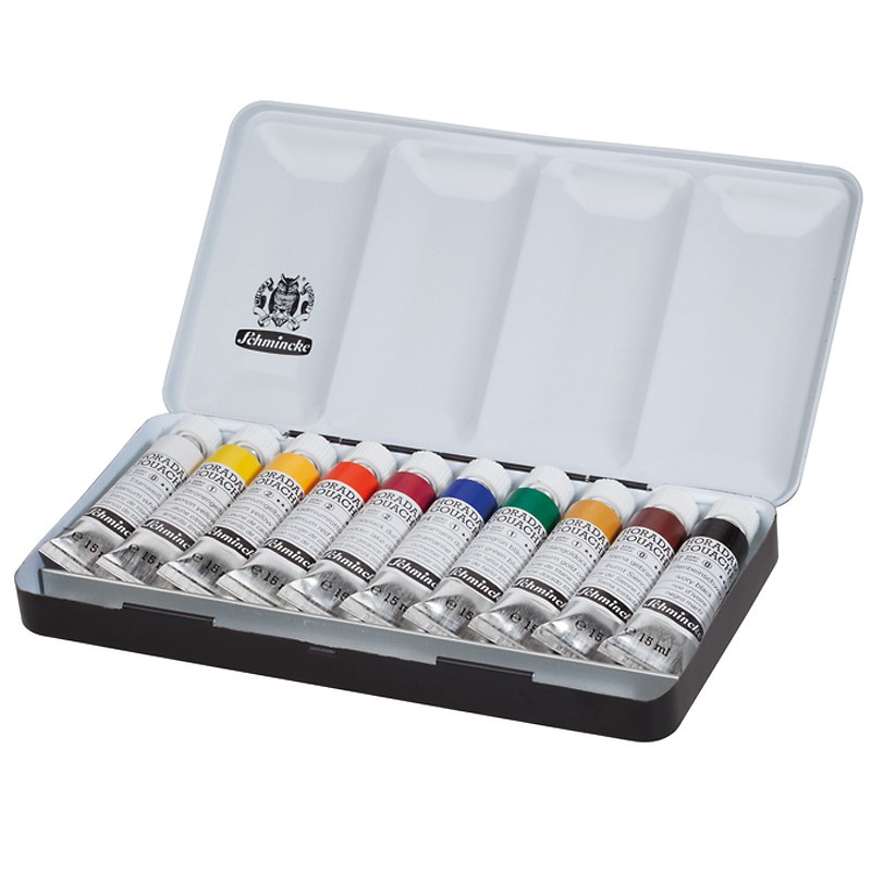 Komplet gwaszy 15x10 ml Schmincke HORADAM - gart.pl