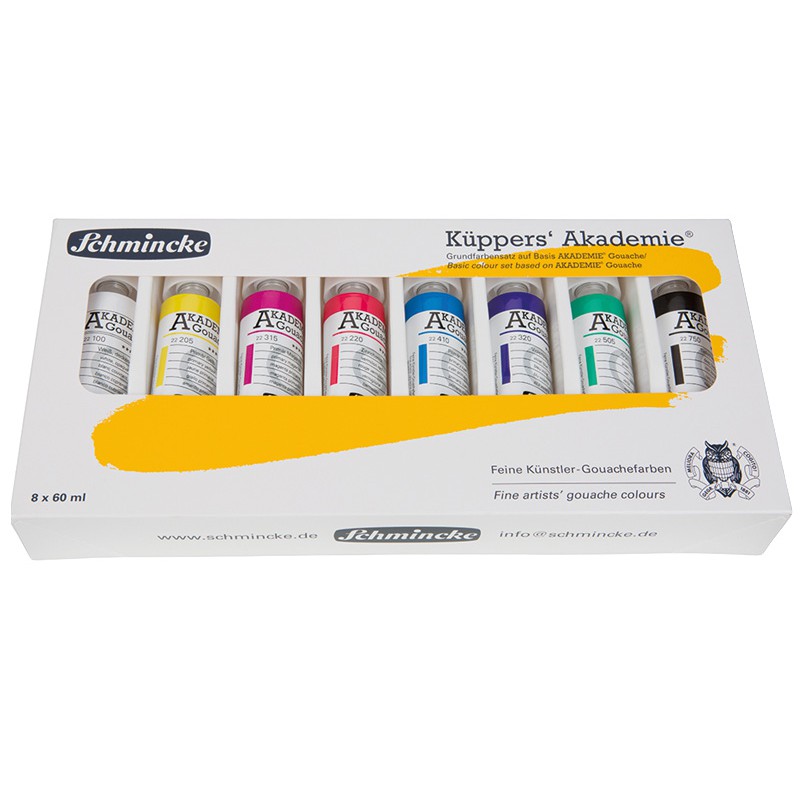 Komplet gwaszy Küppers’ AKADEMIE 8x60ml - art. 72010097