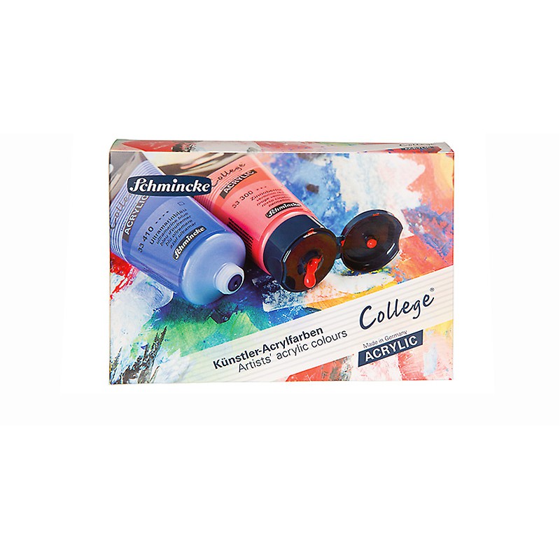 Komplet farb akrylowych Schmincke College ACRYLIC 5 x 75 ml - art. 83702097