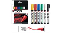 Marabu YONO Marker zestaw markerów akrylowych 6 kol. 1,5-3 mm - art. 1240000004002