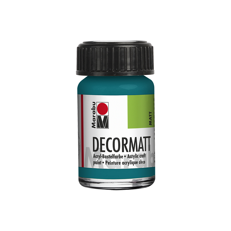 farba akrylowa matowa Marabu DECORMATT 15 ml Turquoise - gart.pl