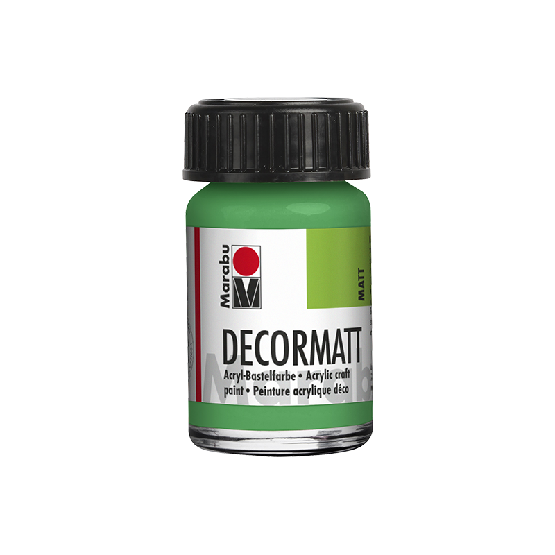 farba akrylowa matowa Marabu DECORMATT 15 ml Light Green - gart.pl