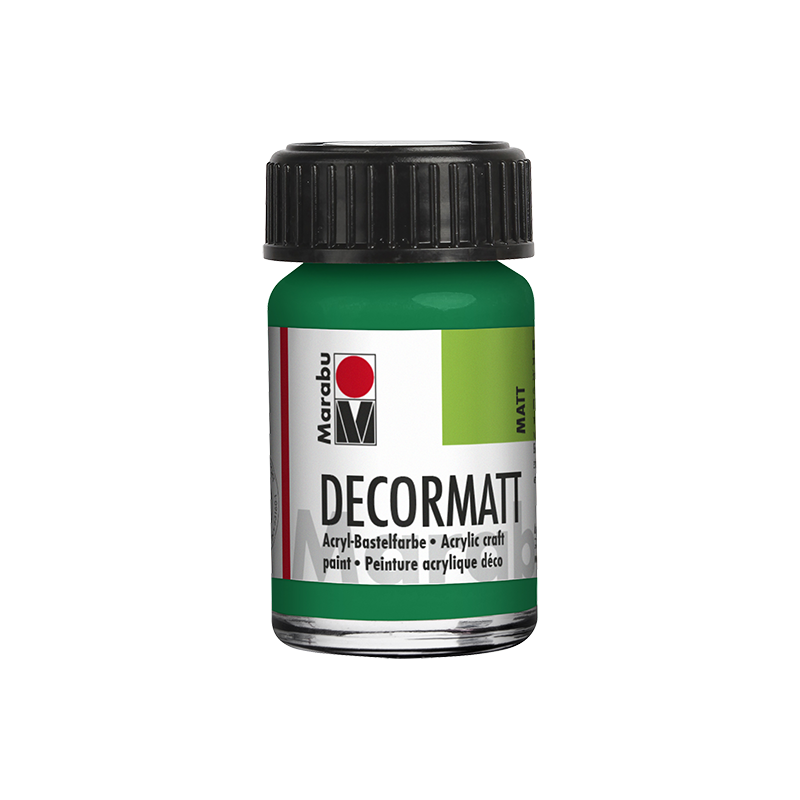 farba akrylowa matowa Marabu DECORMATT 15 ml Rich Green - gart.pl