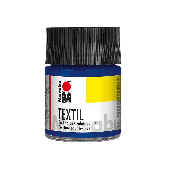 farba do tkanin jasnych Marabu TEXTIL nr 052 niebieska - 50 ml