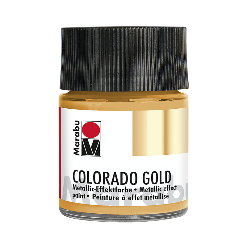 farba akrylowa z metalizującym efektem złota Marabu COLORADO GOLD nr 786 - sklep dla plastyków gart.pl