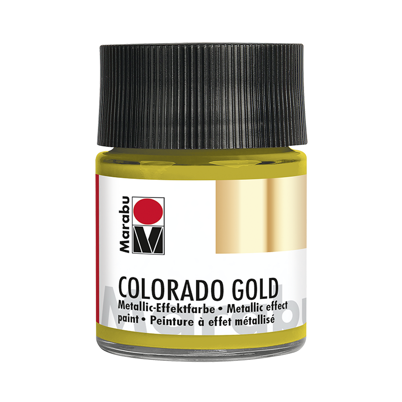 farba akrylowa z metalizującym efektem złota Marabu COLORADO GOLD nr 793 - sklep dla plastyków gart.pl