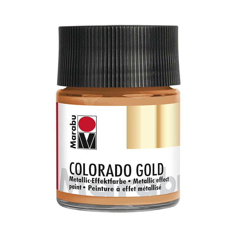 farba akrylowa z metalizującym efektem złota Marabu COLORADO GOLD nr 787 - sklep dla plastyków gart.pl