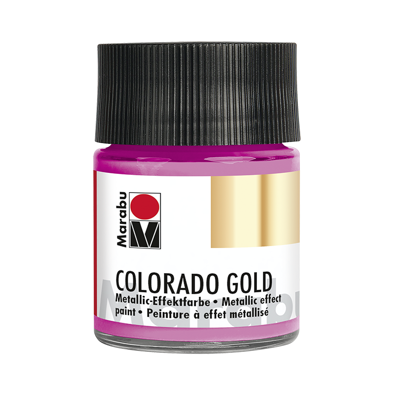farba akrylowa z metalizującym efektem złota Marabu COLORADO GOLD nr 733 - sklep dla plastyków gart.pl