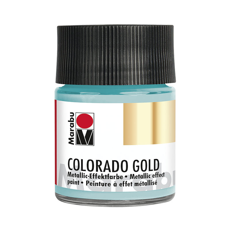 farba akrylowa z metalizującym efektem złota Marabu COLORADO GOLD nr 758 - sklep dla plastyków gart.pl