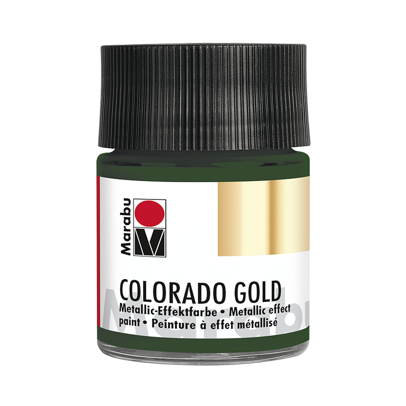 farba akrylowa z metalizującym efektem złota Marabu COLORADO GOLD nr 768 - sklep dla plastyków gart.pl