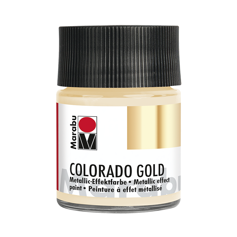 farba akrylowa z metalizującym efektem złota Marabu COLORADO GOLD nr 798 - sklep dla plastyków gart.pl