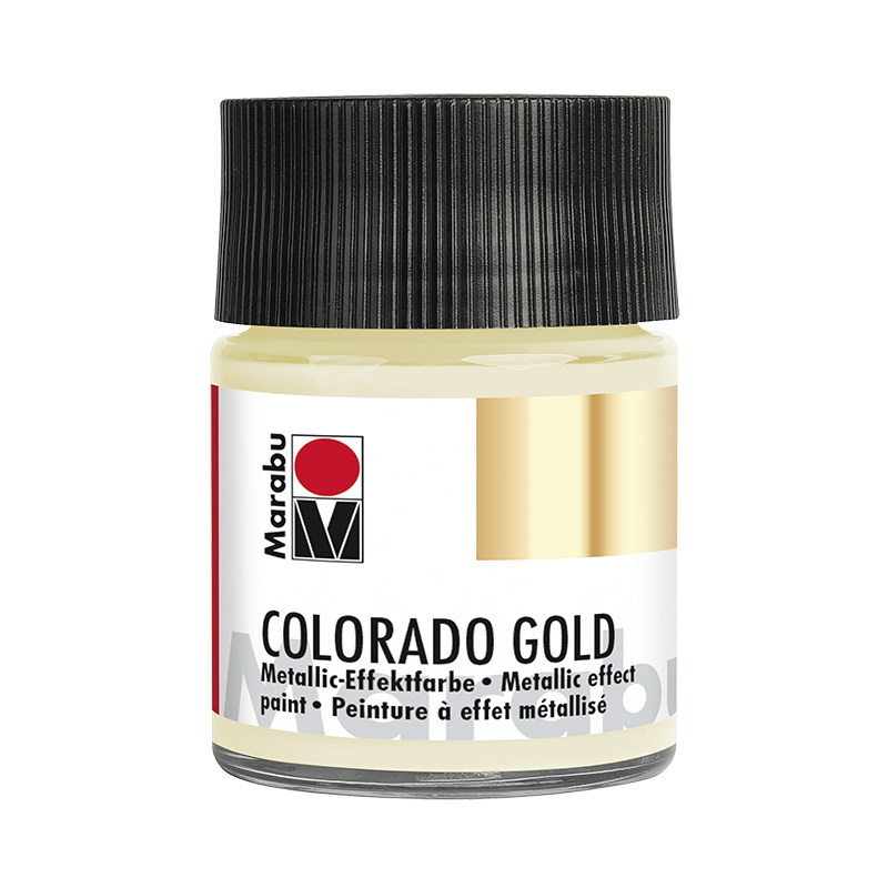 farba akrylowa z metalizującym efektem złota Marabu COLORADO GOLD nr 799 - sklep dla plastyków gart.pl