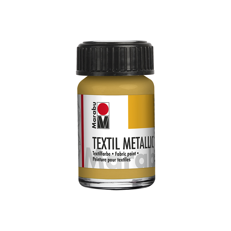 farba do tkanin z efektem metalizującym Marabu TEXTIL METALLIC nr 784 - farba na bazie wody - sklep dla plastyków gart.pl