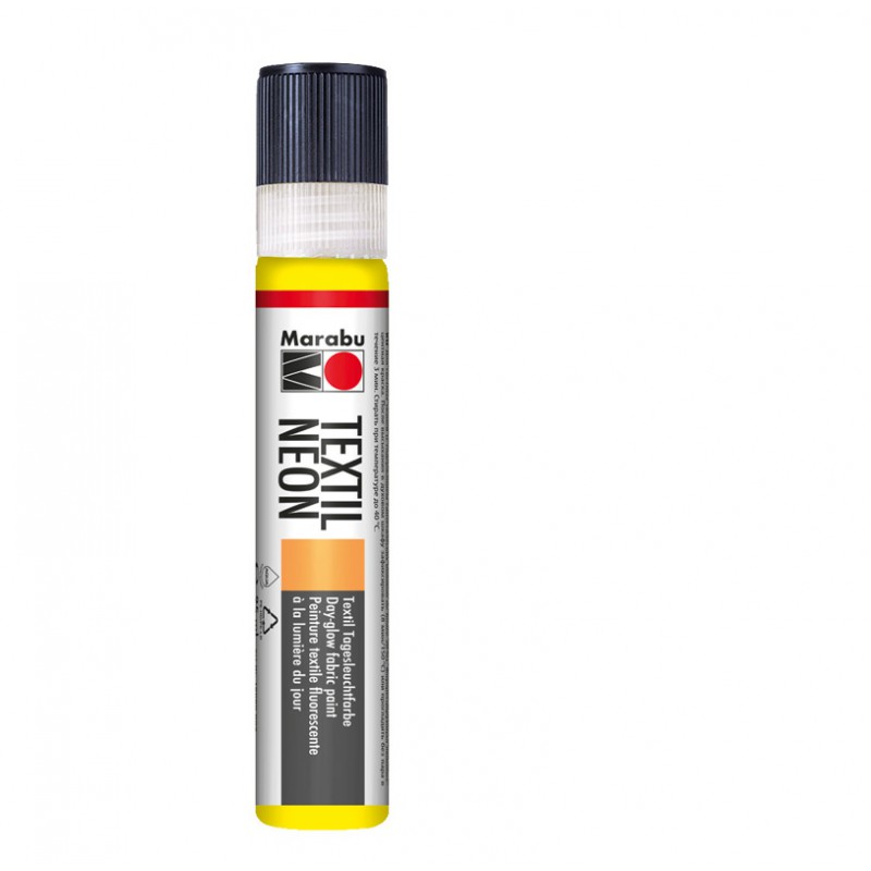 Neonowa konturówka do tkanin Marabu TEXTIL NEON LINER nr 321 - farba na bazie wody - sklep dla plastyków gart.pl