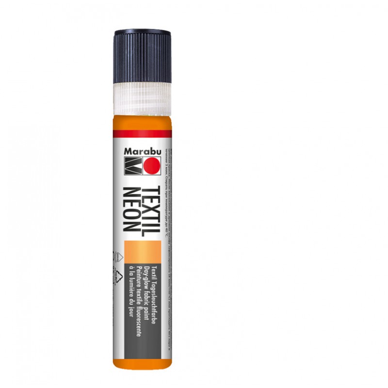 Neonowa konturówka do tkanin Marabu TEXTIL NEON LINER nr 324 - farba na bazie wody - sklep dla plastyków gart.pl