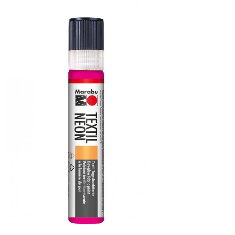 Neonowa konturówka do tkanin Marabu TEXTIL NEON LINER nr 334 - farba na bazie wody - sklep dla plastyków gart.pl
