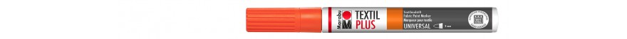 Marabu TEXTIL PAINTER PLUS marker do jasnych i ciemnych 3 mm - 013 orange