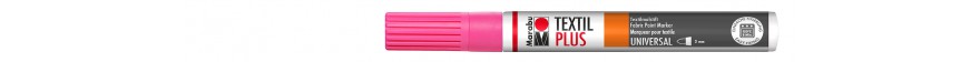 Marabu TEXTIL PAINTER PLUS marker do jasnych i ciemnych 3 mm - 033 rose pink