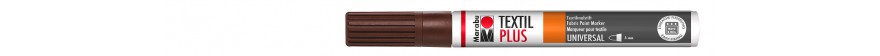 Marabu TEXTIL PAINTER PLUS marker do jasnych i ciemnych 3 mm - 046 medium brown