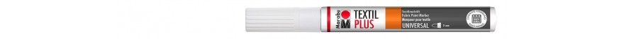 Marabu TEXTIL PAINTER PLUS marker do jasnych i ciemnych 3 mm - 070 white