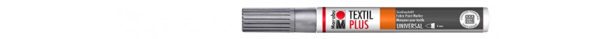 Marabu TEXTIL PAINTER PLUS marker do jasnych i ciemnych 3 mm - 782 silver