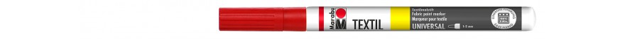 Marabu TEXTIL PAINTER marker do jasnych tkanin 1-2 mm - 031 cherry red