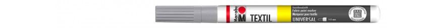 Marabu TEXTIL PAINTER marker do jasnych tkanin 1-2 mm - 078 grey