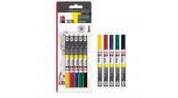 Marabu TEXTIL PAINTER zestaw 5 markerów do jasnych tkanin 1-2 mm - gart.pl