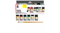 Zestaw farb do jasnych tkanin Marabu TEXTIL 6x15 ml - art. 1716000000087
