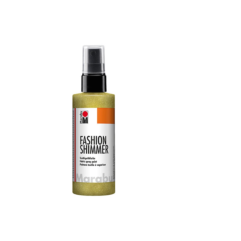 farba brokatowa do ciemnych tkanin z atomizerem Marabu FASHION SHIMMER SPRAY nr 520  - sklep dla plastyków gart.pl