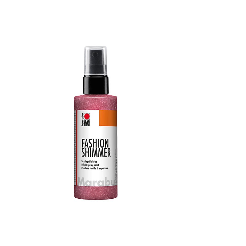 farba brokatowa do ciemnych tkanin z atomizerem Marabu FASHION SHIMMER SPRAY nr 531  - sklep dla plastyków gart.pl