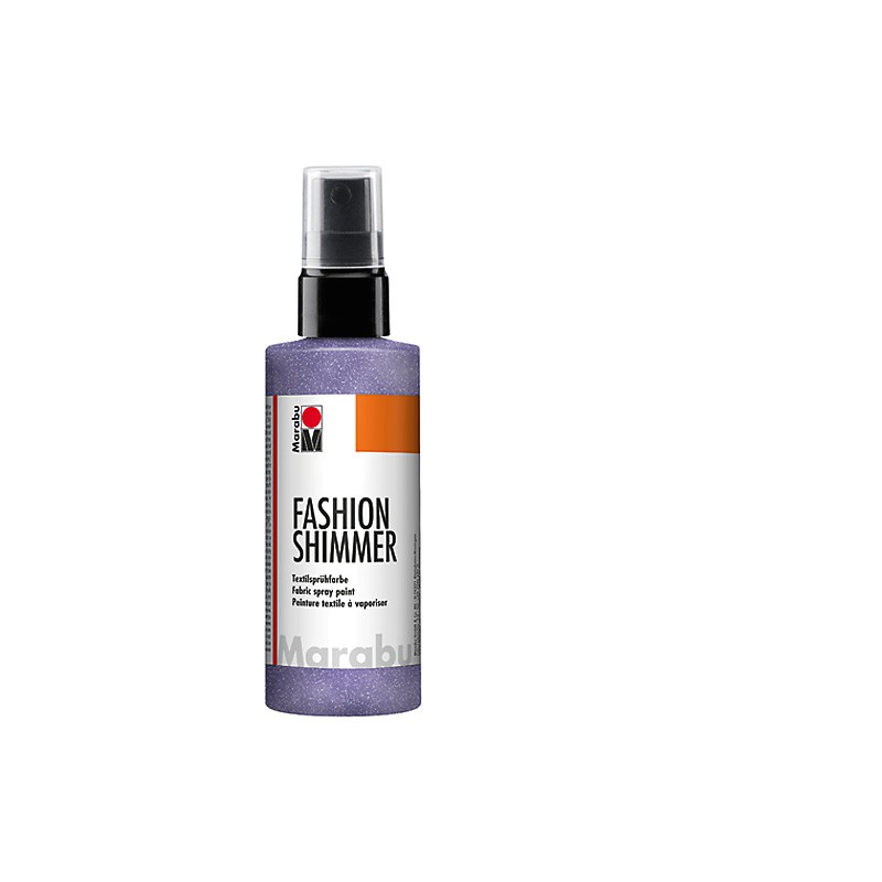 farba brokatowa do ciemnych tkanin z atomizerem Marabu FASHION SHIMMER SPRAY nr 596  - sklep dla plastyków gart.pl