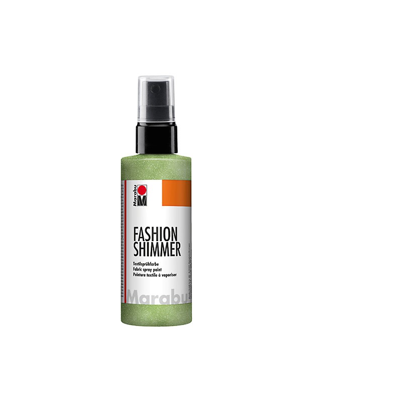 farba brokatowa do ciemnych tkanin z atomizerem Marabu FASHION SHIMMER SPRAY nr 560  - sklep dla plastyków gart.pl