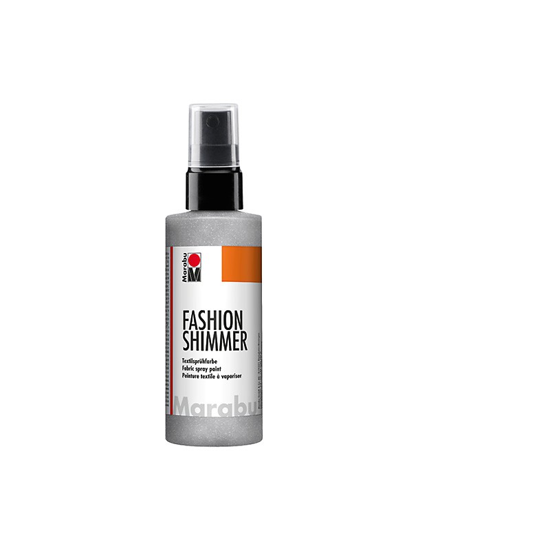 farba brokatowa do ciemnych tkanin z atomizerem Marabu FASHION SHIMMER SPRAY nr 581  - sklep dla plastyków gart.pl