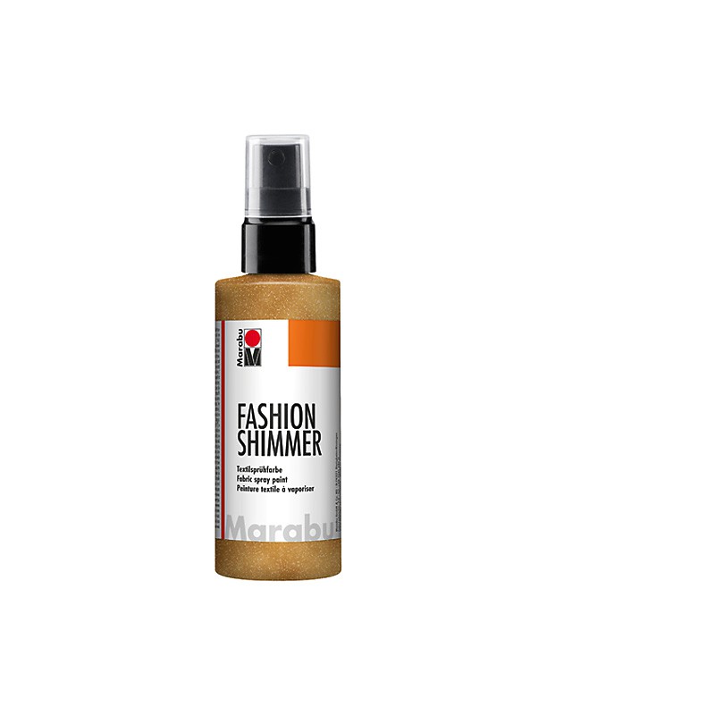 farba brokatowa do ciemnych tkanin z atomizerem Marabu FASHION SHIMMER SPRAY nr 583  - sklep dla plastyków gart.pl