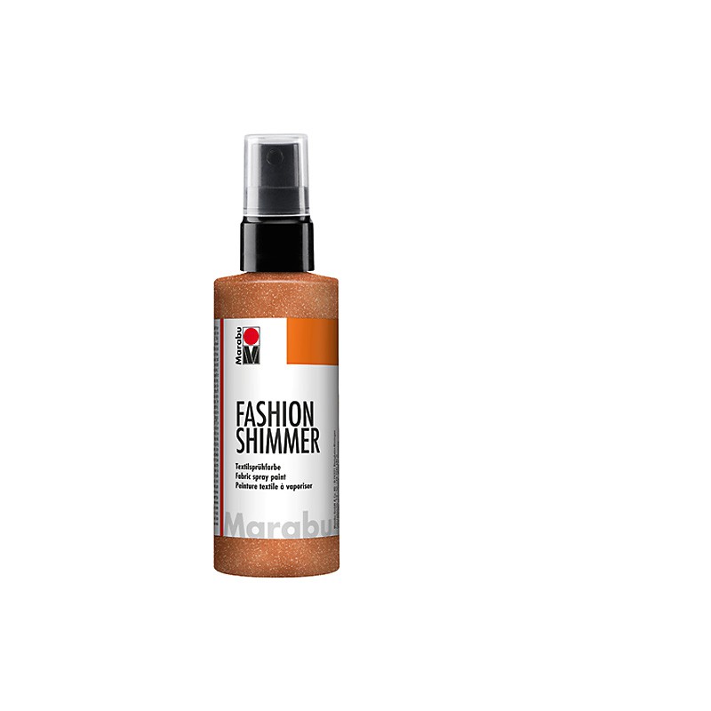 farba brokatowa do ciemnych tkanin z atomizerem Marabu FASHION SHIMMER SPRAY nr 585  - sklep dla plastyków gart.pl