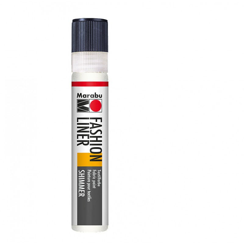 Brokatowa konturówka do tkanin Marabu FASHION LINER SHIMMER nr 572  - sklep dla plastyków gart.pl