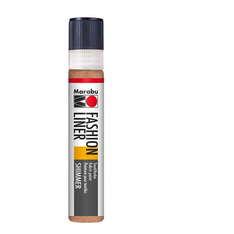 Brokatowa konturówka do tkanin Marabu FASHION LINER SHIMMER nr 585  - sklep dla plastyków gart.pl