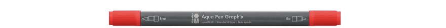 Marabu AQUA PEN GRAPHIX marker akwarelowy - kolor: 030 light vermilion