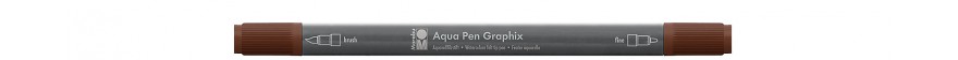 Marabu AQUA PEN GRAPHIX marker akwarelowy - kolor: 045 dark brown