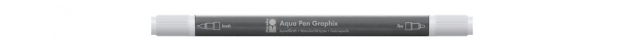Marabu AQUA PEN GRAPHIX marker akwarelowy - kolor: 278 light grey