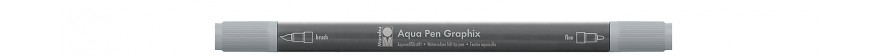 Marabu AQUA PEN GRAPHIX marker akwarelowy - kolor: 078 grey