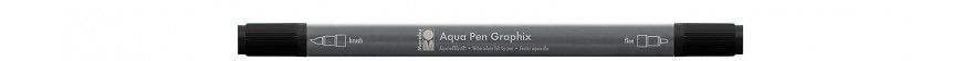 Marabu AQUA PEN GRAPHIX marker akwarelowy - kolor: 073 black